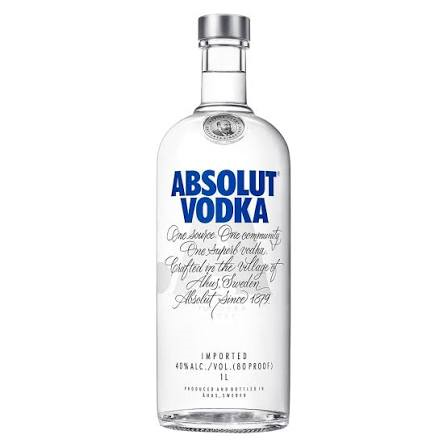 ABSOLUT VODKA 1L