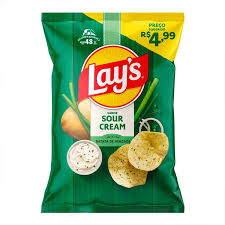 LAYS SOUR CEBOLA  CREAM 30GX48