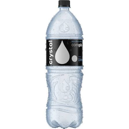 AGUA CRISTAL C/GAS 1,5 L