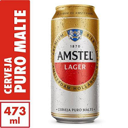 CERVEJA AMSTEL LAGER 473 ML