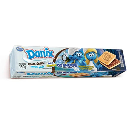 BISCOITO DANIX CHOCO-SHAKE 130G