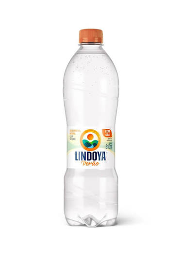AGUA  LINDOYA C/GAS 510ML