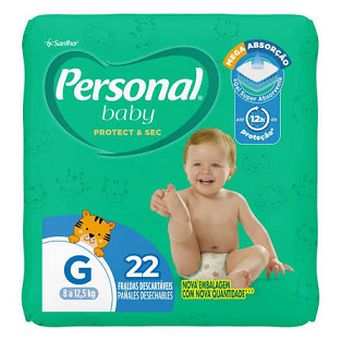 FRALDA PERS. BABY PROTECT G. 12X22