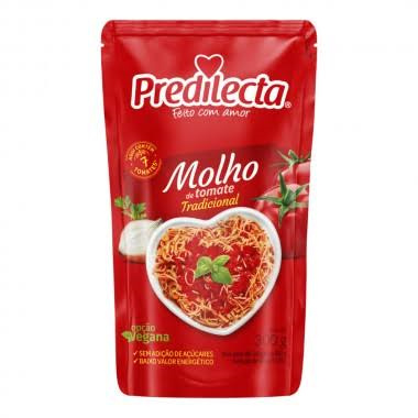 MOLHO DE TOMATE TRADICIONAL PREDILECTA 300G