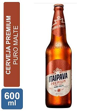 CERVEJA ITAIPAVA 100%MALTE  600ML