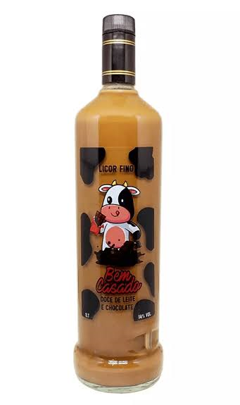 LICOR BEM CASADO DOCE DE LEITE COM CHOCOLATE 1LT
